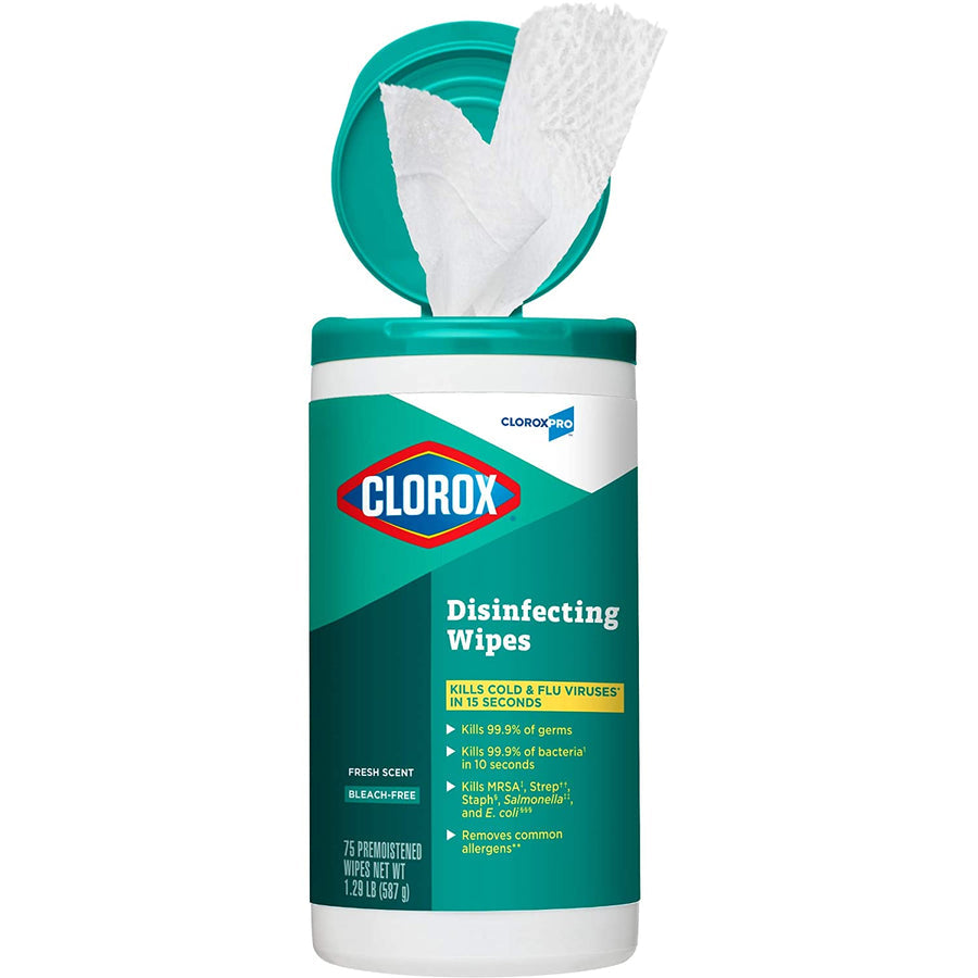 Clorox Disinfecting Wipes 75/Canister FRESH SCENT