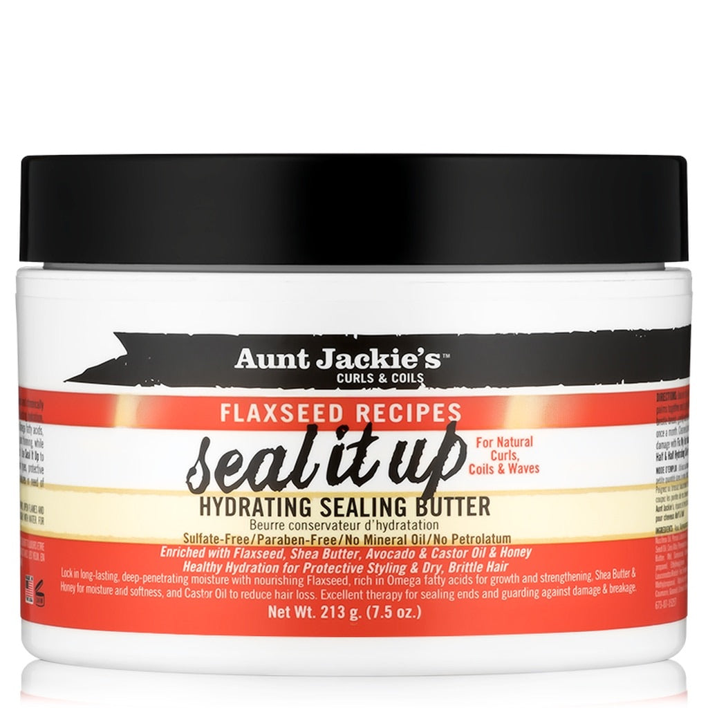 Aunt Jackie's Flaxseed Recipes Seal It Up Hydrating Sealing Butter