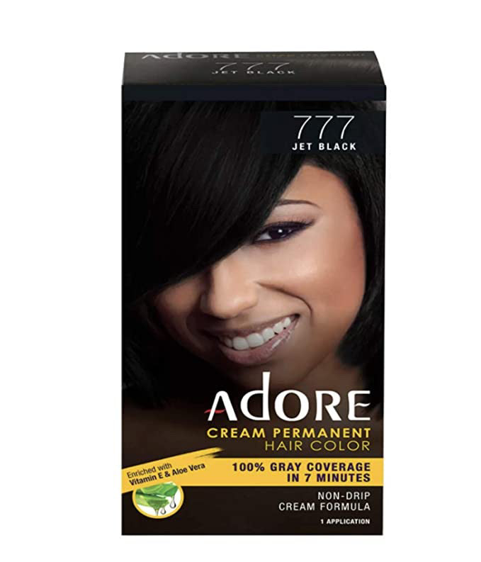 Adore Cream Permanent Hair Color Jet Black