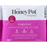 The Honey Pot Company  - Regular Herbal Infused Pads w/ Wings