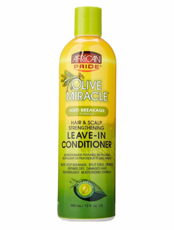 African Pride Olive Miracle Anti-Breakage Formula Leave in Conditioner
