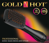 Gold N Hot Hair Dryer & Styler Volumnizer Brush