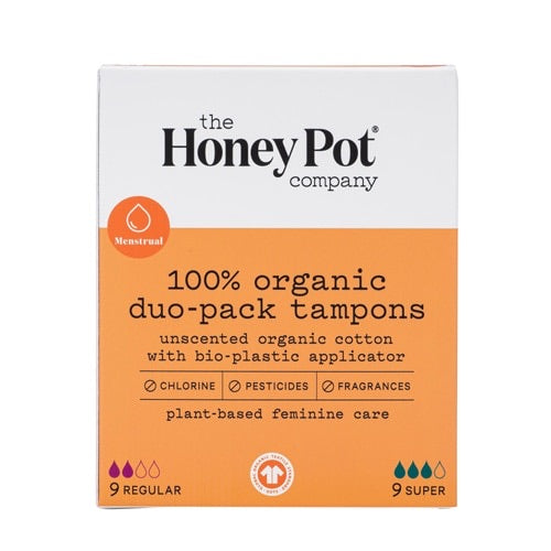 The Honey Pot Organic Duo-Pack Tampons