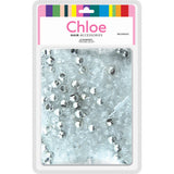 Chloe Hair Beads Accessories Rainbow, White, Black, Pink, Clear